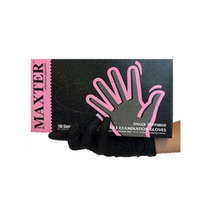 GUARDER GUARDER Nitril Fekete 3,6g púdermentes kesztyű S