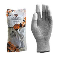 SAFETY FIRST Safety First Karbonszálas kesztyű, PU ujjbegy mártott, ESD méret: 8 (zöld)