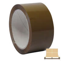 BESTOFFICE Barna színű csomagolószalag, ragasztószalag - 48 mm széles - 60 m hosszú - 36 db/karton - FÉL RAKLAPOS