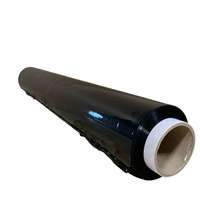 BESTOFFICE Fekete sztreccsfólia, kézi nyújtható fólia 1,45 kg 0,5m széles - 6 tekercs/karton - DARABOS