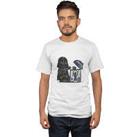  Star Wars Darth Vader & R2-D2 - Férfi Póló