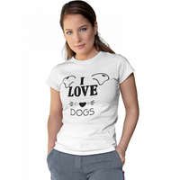 I love dogs - Női Póló