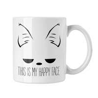 This is my happy face - Fehér Bögre
