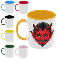 Az ördög arca - Színes Bögre