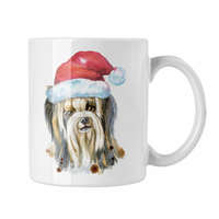 Shih Tzu vízfestmény - Fehér Bögre