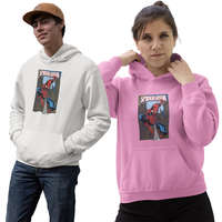 Fruit of the Loom, Kariban Spider-Man New York - Unisex Kapucnis Pulóver