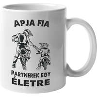 Motoros apa és fia - Bögre