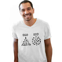  Ego Eco - Férfi V Nyakú Póló