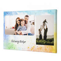 Montázs Vászonkép Egyedi Szöveggel Anyukáknak (2 képpel)