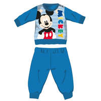 Disney Mickey egér téli vastag baba pizsama - pamut flanel pizsama - világoskék - 98
