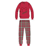 Disney Mickey egér téli vastag karácsonyi férfi pizsama - pamut flanel pizsama - L