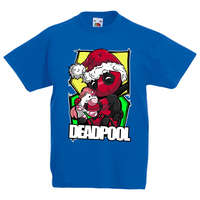 Fruit of the Loom Karácsonyi sapkás deadpool - Gyerek Póló