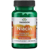 Sw Niacin B3 vitamin 100mg 250 tabletta Swanson