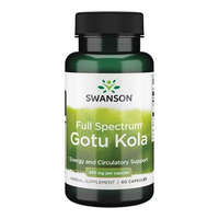 Swanson Swanson Gotu Kola („Hosszú élet füve” Tigrisfű) kivonat 435 mg 60 kapszula