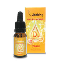 Vitaking D3-vitamin csepp MCT olaj 2000NE Vitaking