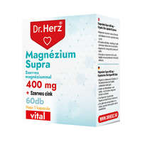Dr Herz Dr. Herz Magnézium Supra 400 mg + Szerves Cink 60 db