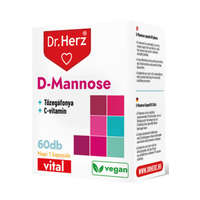 Dr Herz DR Herz D-Mannose+Tőzegáfonya+C-vitamin 60 kapszula