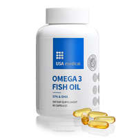 Usa Medical USA Medical Omega 3 halolaj 60 kapszula OMEGA-3 FISH OIL