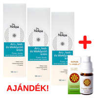 Moksa Dr. Moksa krém 3x1 db + ajándék Moksa csepp csomagban olcsóbb!