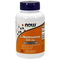  NOW Foods L-Methionine 500 mg 100 kapszula U vitamin Metionin