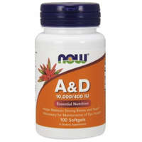 Now Foods Now Foods A & D 10.000/400 IU A+D vitamin 100 softgels