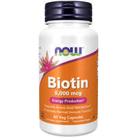 Now Foods Now Foods Biotin 5000 mcg - 60 Veg Capsules