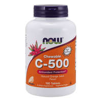 Now Foods NOW Foods C-vitamin 500mg Narancs rágó C 500 100 kapszula