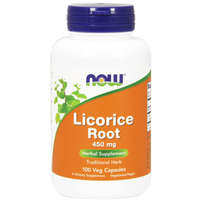 Now Foods Licorice Root 450 mg 100 kapszula édesgyökér Now Foods
