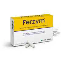 Specchiasol Specchiasol Ferzym® bélflóra kapszula - nemzetközi törzsgyűjteményben letétbe helyezett probiotikum, szinergista prebiotikummal, B-vitaminokkal