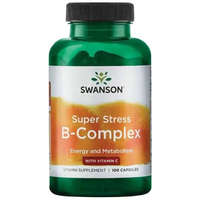  Swanson B-Complex C-vitaminnal 100 kapszula Super Stress