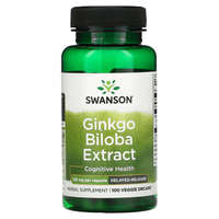 Swanson Swanson GINKGO BILOBA 120mg 100 kapszula