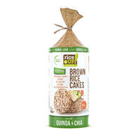 Rice Up Rice Up Szelet chia mag & quinoa 120g puffasztott teljes kiőrlésű barna rizs