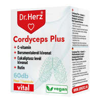 DR Herz Cordyceps Plus + C-vitamin 60 db kapszula doboz