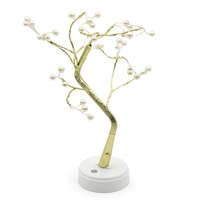  Dekorációs fa LED gyöngyökkel, meleg fehér - 45 cm