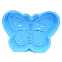  Pillangó alakú szilikon torta forma - 16x13x2,5 cm