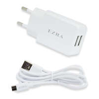  Ezra dupla USB-s gyorstöltő adapter és adatkábel Type-C csatlakozóval