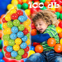  Mini műanyag labdák gyerekeknek / 100 db-os medence labda csomag kül- és beltérre is