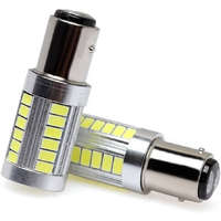  SMD-W08382-3 21/5W(1157) 33SMD Led - fehér - 12-24V