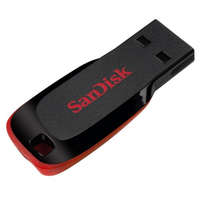 SANDISK Sandisk 128GB USB2.0 Cruzer Blade Fekete-Piros (124043) Flash Drive