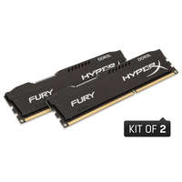 KINGSTON Kingston 16GB/1866MHz DDR-3 (Kit 2db 8GB) HyperX FURY fekete LoVo (HX318LC11FBK2/16) memória