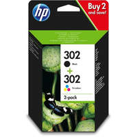 HP HP X4D37AE 302 tri-color és fekete tintapatron csomag