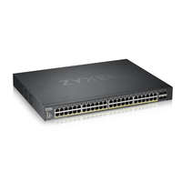 ZYXEL ZyXEL XGS1930-52HP 48port GbE LAN PoE (375W) 4port 10GbE SFP+ L2+ menedzselhető switch