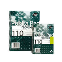 PUKKA PAD Pukka Pad Recycled A5 110 oldalas vonalas spirálfüzet