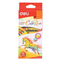 DELI Deli Color Run 12db-os vegyes színű olajpasztell kréta készlet