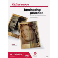 OFFICE DEPOT Office Depot/Viking A4 2x75mic 100db-os lamináló fólia