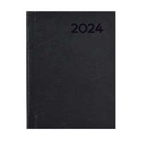 KALENDART Kalendart Economic 2024-es E031 fekete mini zsebnaptár