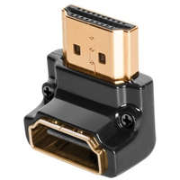 AUDIOQUEST AudioQuest HDM90N HDMI Type A aljzat - Type A aljzat aranyozott csatlakozós 90 fokos adapter