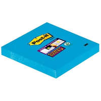 POST-IT Post-it Super Sticky 654 76x76mm 90lap kék öntapadós jegyzettömb