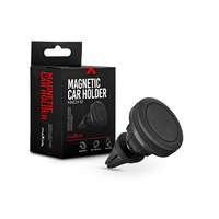 MAXLIFE Maxlife TF-0051 univerzális szellőzőrácsba illeszthető mágneses fekete autós telefon tartó