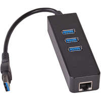 AKYGA Akyga AK-AD-32 1000 Mbps Ethernet + 3 portos USB 3.0 HUB